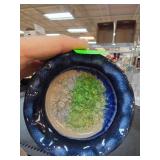 Handcrafted Ceramic Dish with Blue and Green Glaze