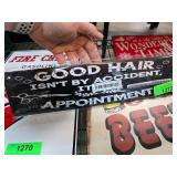 Good Hair By Appointment Wooden Sign