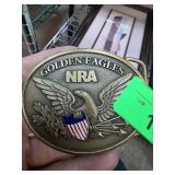 Golden Eagles NRA Belt Buckle