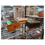 Italian Wooden Inlay Musical Jewelry Box