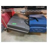 Two Vintage Hard-Shell Suitcases