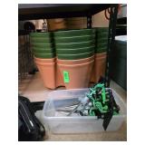 Planters and Miscellaneous Garden Tools