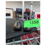Dansk Metal Bud Vases