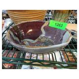 Handcrafted Ceramic Glazed Bowl