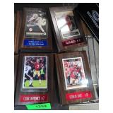 Sports Trading Cards on Wood Plaques Lot