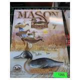 Mason Decoys Metal Sign with Duck Illustration