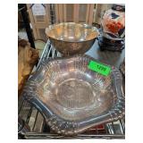 Two Metal Bowls With Hallmark Stamps