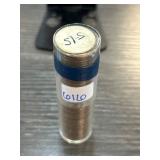 Roll of 1951-S Wheat Pennies Cents