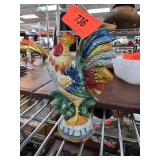 Colorful Ceramic Rooster Figurine