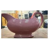 Fiesta Pink Ceramic Gravy Boat