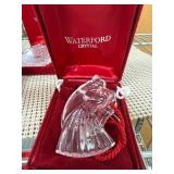 Waterford Crystal Angel Ornament with Red Cord