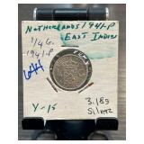 1941 Netherlands East Indies 1/4 G Coin