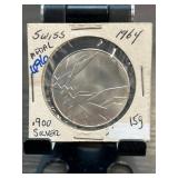 1964 Swiss Exposition Medal in .900 Silver