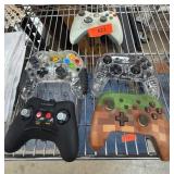 Five Gaming Controllers