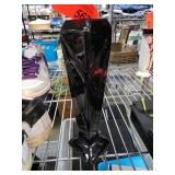 Black Ceramic Geometric Vase