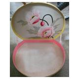 Oval Decorative Floral Box