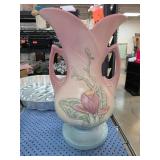 Hull Art Pottery USA Pink Floral Vase