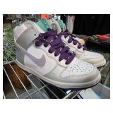 Nike High-Top Sneakers With Purple Details
