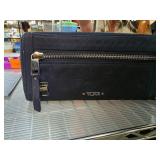 Tumi Navy Blue Leather Wallet