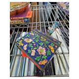 Colorful Enameled Floral Hinged Box