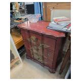 Hand-Painted Wooden Chest of Drawers
