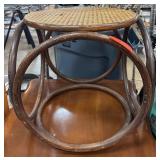 Bentwood Stool with Cane Top