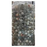 Marbles in Plastic Jug