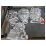 Four Aluminum Cake Pans