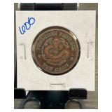 Kwang-Tung Ten Cash Dragon Coin