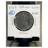 1966 Vatican 100 Lire Coin