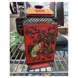 W&R Jacob Biscuit Tin with Asian-Inspired Design