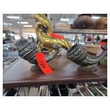Decorative Metal Horn Lighter -Shaped Figurines