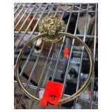 Brass Lion Head Towel Holder