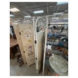 White Wicker 3-Panel Room Divider