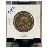 Chinese Republic Yuan Shikai Coin in Holder