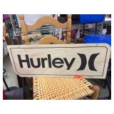 Hurley Wooden Logo Sign