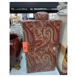 Decorative Ceramic Container With Paisley Design