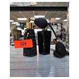 Black Glass Perfume Atomizers