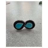 Sterling Silver and Turquoise Earrings