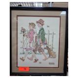 Framed Cross-Stitch by Marjorie Masseworth