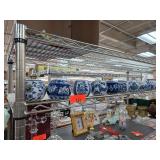 Blue and White Ceramic Spherical Bowls