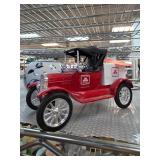 Red Model T Die-Cast Car With Decals