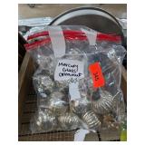 Bag of Mercury Glass Ornaments