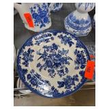 Royal Stafford Blue Floral Earthenware Plate