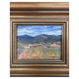 Framed Landscape by Fullerton Artist