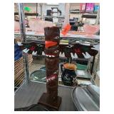 M.Nee 1937 Wood Carved Totem Pole