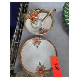 Hand-Painted Porcelain Dish Set