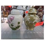 Two Decorative Porcelain Jars