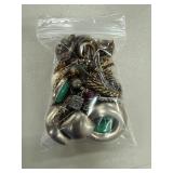 Bag of Costume Jewelry Assortment