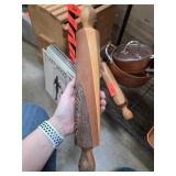 Wooden Rolling Pin with Unique Multi-Toned Design